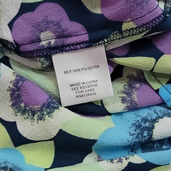 Modcloth Floral Tank Top Size Medium - Picture 3 of 5